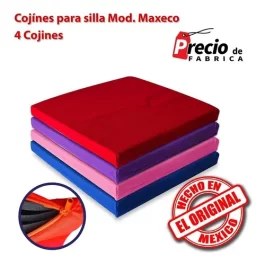 4 X Cojín Maxeco Para Silla Banquetera varios colores