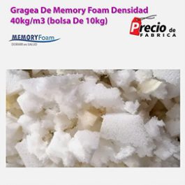 Gragea De Memory Foam Densidad 40kg/m3 (bolsa De 10kg)
