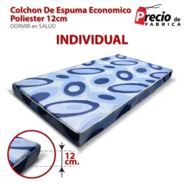 Colchon De Espuma Economico individual