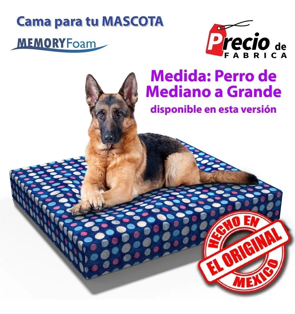 Cama Perro Pet To Bed Polar Azul Mediano