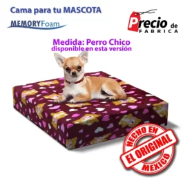 Cama De Memory Foam perro Chico