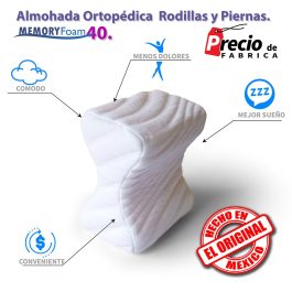 Almohada Ortopédica Memory Foam Rodillas Y Entrepierna Lux