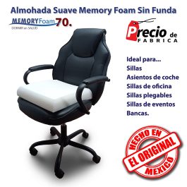 Cojín Suave Memory Foam Sin Funda Medida Especial