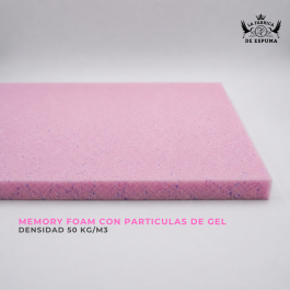 Lámina De Memory Foam Gel 50 Multiusos Hoja De Memory Foam