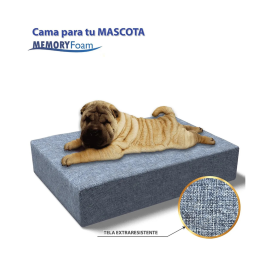 Cama De Perro De Memory Foam Lux MEDIDA ESPECIAL